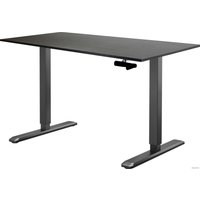 Стол для работы стоя ErgoSmart Manual Desk Special 1380x800x18 мм (дуб мореный/черный)