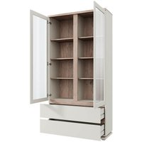 Шкаф-витрина Anrex Lima 2V2S (персидский жемчуг/мадура) в Гомеле