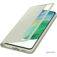 Чехол для телефона Samsung Smart Clear View Cover S21 FE (оливковый)