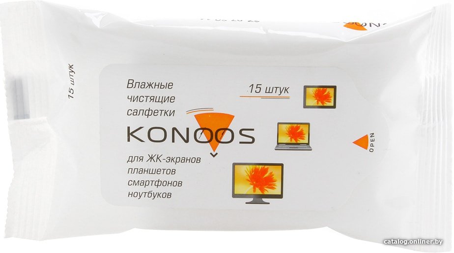 Влажные салфетки Konoos KSN-15