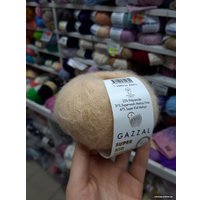 Пряжа для вязания Gazzal Super Kid Mohair 64404 25 г 237 м (молочно-бежевый)