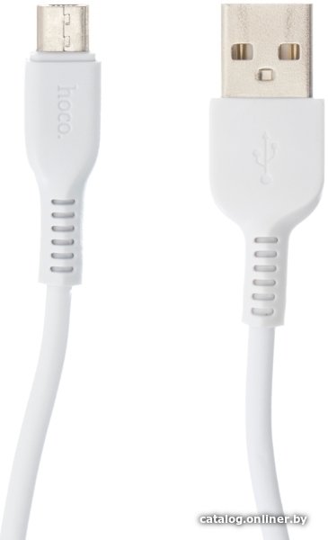 Кабель Hoco X13 microUSB (1 м, белый)