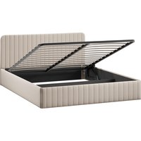 Кровать Трия Шелли Тип 1 с подъемным механизмом 160x200 (велюр Confetti Cream) в Лиде