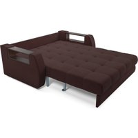 Диван Мебель-АРС Аккордеон Барон №3 ППУ 180x200 (велюр шоколад HB-178/16)