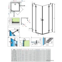 Душевой уголок Radaway Essenza Pro KDD 80x100