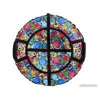 Тюбинг Hubster Люкс Pro S Смайл 100см во6700-3 (серый)