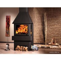 Свободностоящая печь-камин ЭкоКамин Бавария Три стекла (ПКТ 031)