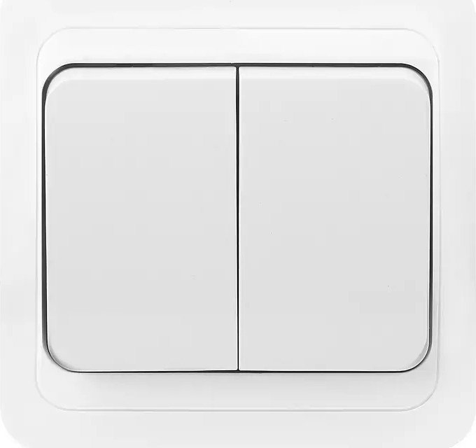 Выключатель SmartBuy SBE-02w-10-SW2-0