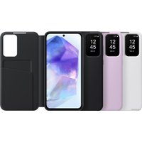 Чехол для телефона Samsung Smart View Wallet Case Galaxy A55 (белый)