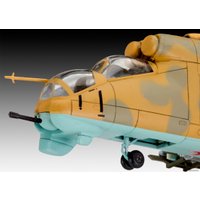 Сборная модель Revell 04951 Ударный вертолет Mil Mi-24D Hind