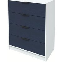 Комод Интерлиния Концепт КТ-К80 Глосс (белый платинум/дуб королевский)