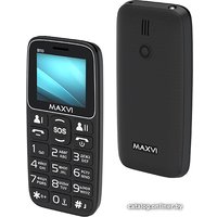 Кнопочный телефон Maxvi B110 (черный)