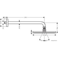 Верхний душ Hansgrohe Raindance S 27607000