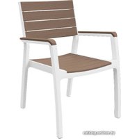Кресло Keter Harmony Armchair 17201284 (белый/капучино)