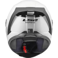 Мотошлем LS2 FF820 Rapid III Solid (S, белый глянцевый)