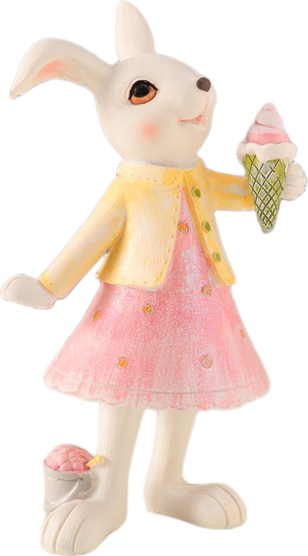 

Статуэтка Sima-Land Зайка в платьице, с рожком мороженого 10583199