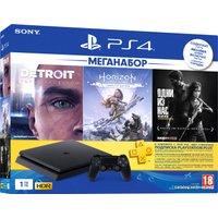 Игровая приставка Sony PlayStation 4 Slim 1TB Detroit + Horizon Zero Dawn + Last of Us
