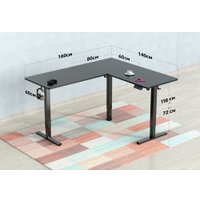 Стол с регулировкой высоты CACTUS CS-EDXL-BBK