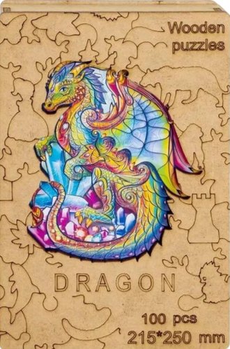 Пазл Мастер Вуд Дракон (100 эл)