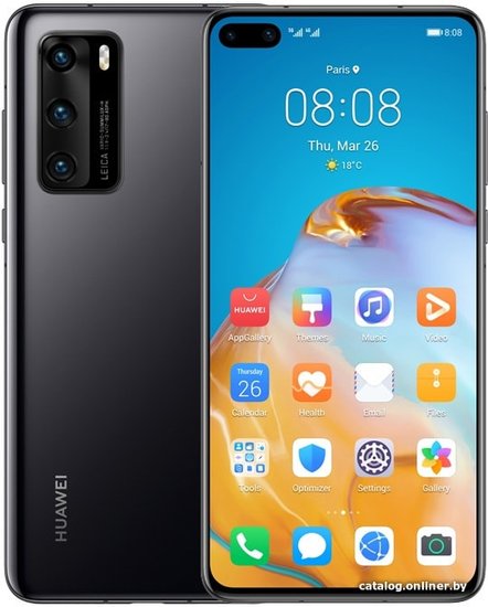 Huawei P40 ANA-NX9 Dual SIM 8GB/128GB (черный) смартфон купить в Минске