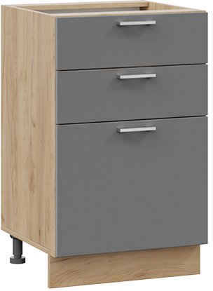 

Шкаф напольный Трия Габриэлла 1Н5Я3 (дуб крафт золотой/титан)