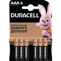 Батарейка DURACELL AAA LR03/MN2400 6 шт. LR03-6BL