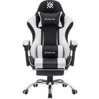 Игровое (геймерское) кресло Defender Tios (черный/белый) в Бресте
