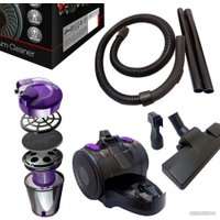 Пылесос Ginzzu VS427 (черный/фиолетовый)