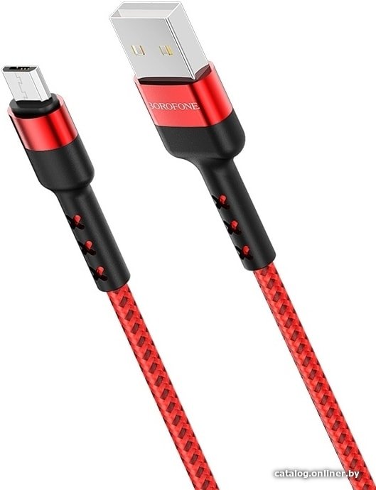Кабель Borofone BX34 Advantage USB - Micro-USB (красный)