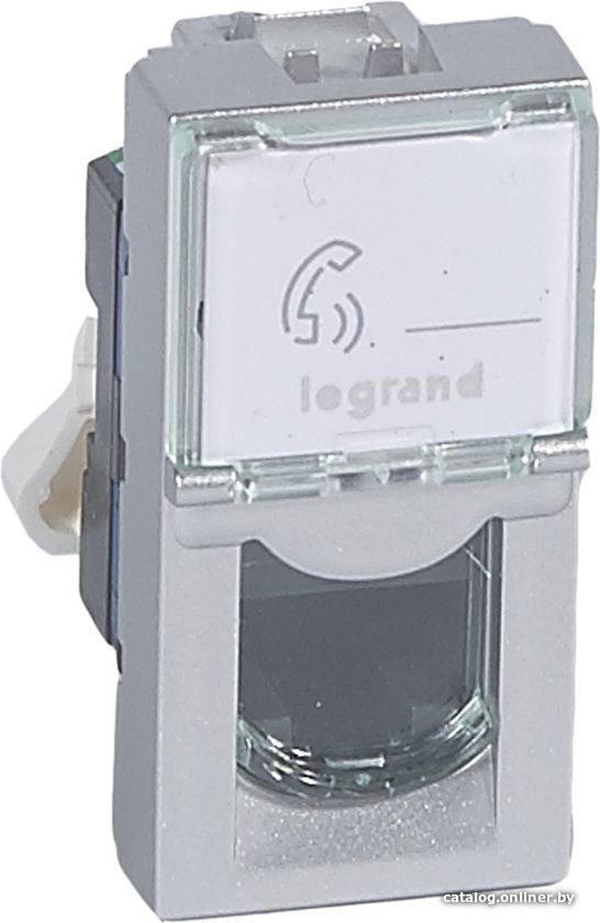 Розетка Legrand Mosaic 79461 (алюминий)