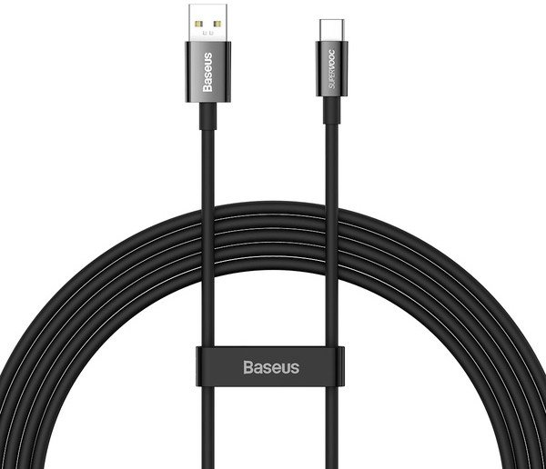 

Кабель Baseus Superior Series USB Type-A - USB Type-C (2 м, черный)