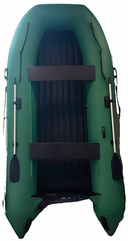 Моторно-килевая лодка Gladiator E380S (зеленый)