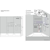 Верхний душ Hansgrohe Rainfinity 250 3jet EcoSmart 26233000 (хром)