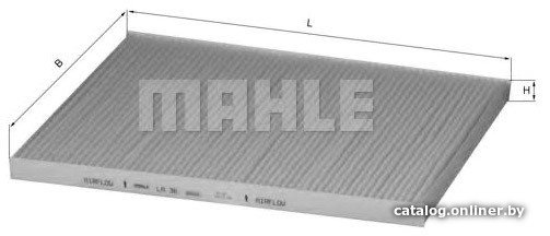 Салонный фильтр Mahle Knecht LA36