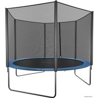Батут GetActive Jump 10ft - 312 см с лестницей, внешней сеткой (синий)
