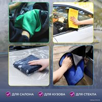 Тряпка-микрофибра USBTOP Набор двусторонних салфеток из микрофибры 30х40см 6шт в Гомеле