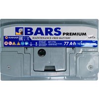 Автомобильный аккумулятор BARS Premium 77 R+ (77 А·ч)