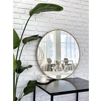 Зеркало с подсветкой  eMZe 60 LED.UV.60.60.DUB (дуб с УФ-окантовкой и подсветкой)