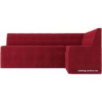 Угловой диван Мебель-АРС Атлантис правый 212x84x135 (кордрой красный)