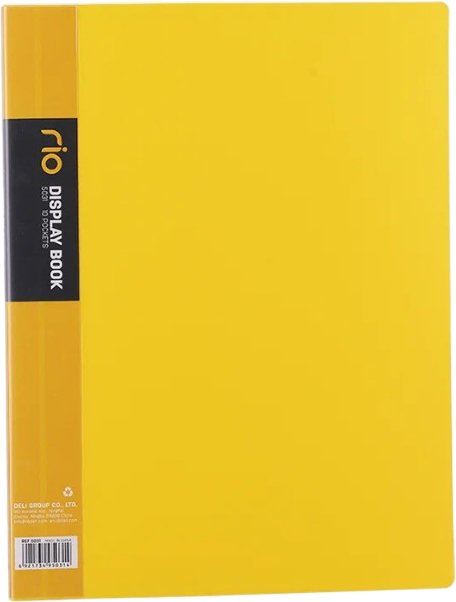 

Папка для бумаг Deli Rio 5031 с файлами (желтый)