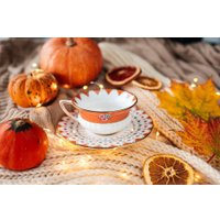 Чашка с блюдцем Wedgwood Wonderlust Peony Diamond 40024019