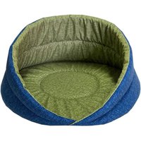 Лежак Homepet №1 83137 (45x45x27см, зеленый/синий)