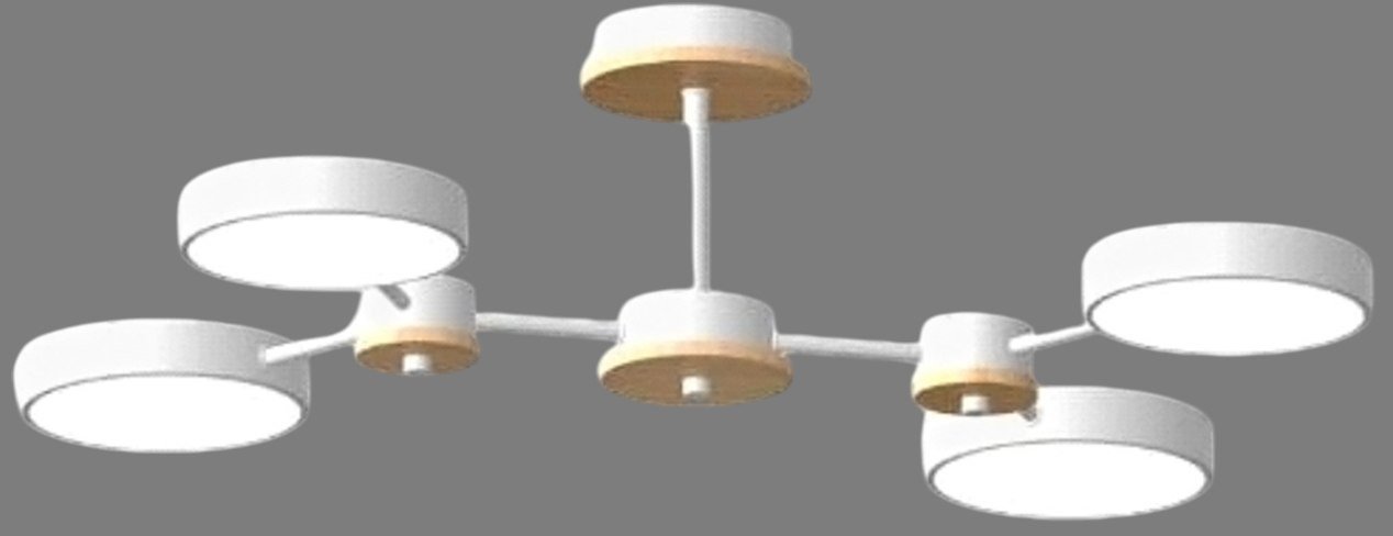 Люстра средней высоты LED4U L3215-630 WH