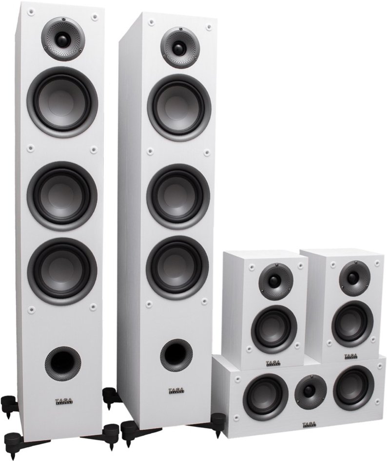 

Комплект акустики Taga Harmony TAV 5.0: TAV-507F + C + S (белый)
