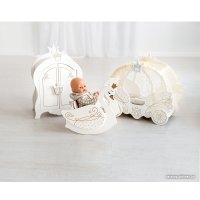 Стульчик для кукол Leader Toys Shining Crown для кормления Изящный лебедь 72220 (белый)