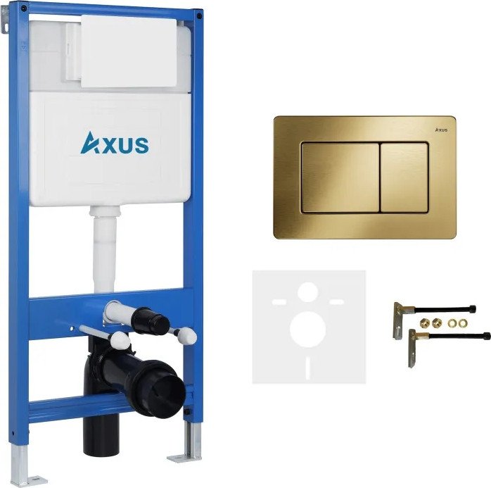 Инсталляция для унитаза Axus 011D с кнопкой 097LG