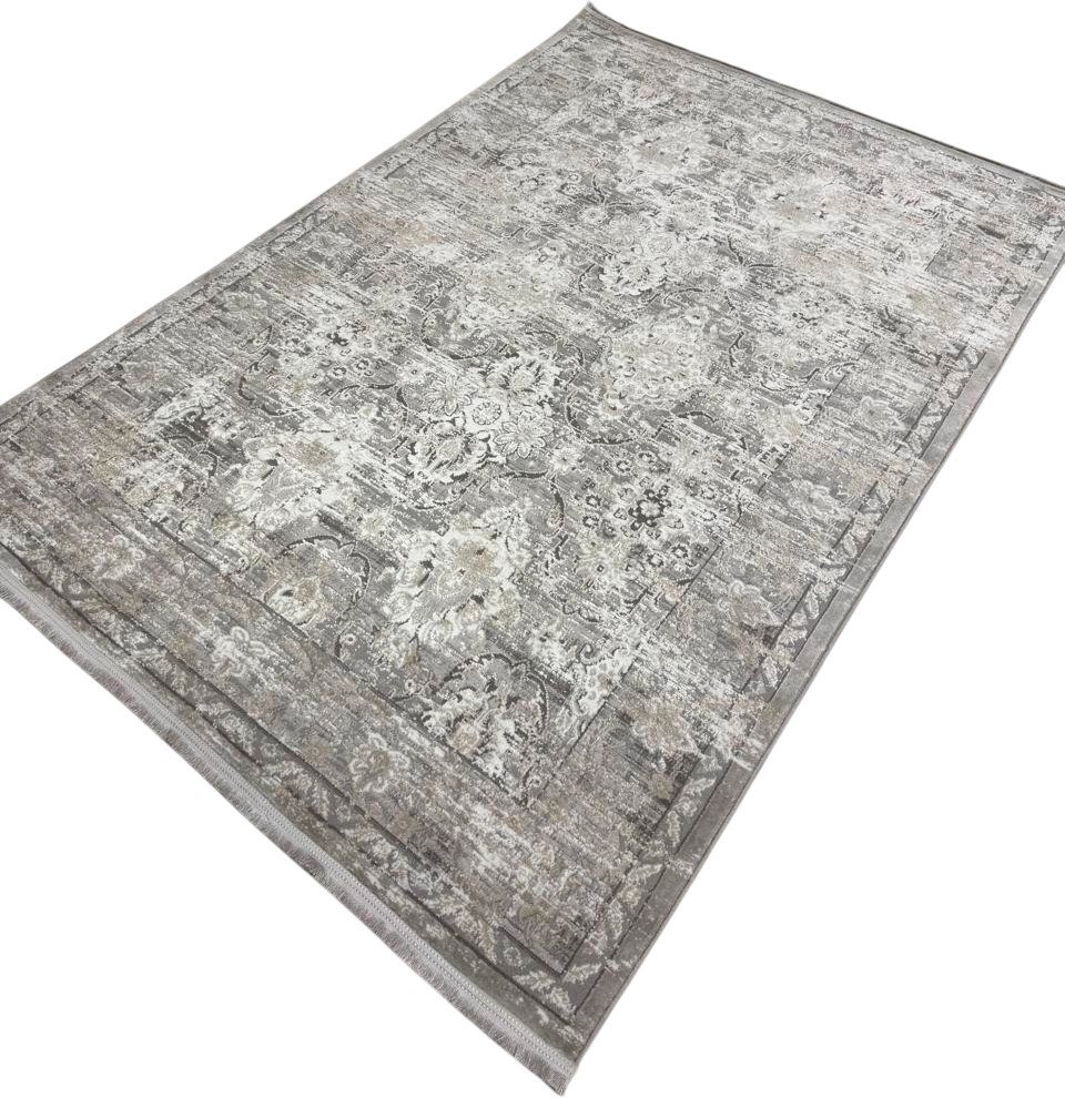 

Ковер для жилой комнаты Radjab Carpet Афина Прямоугольник 9010A 12823RK (3x5, Grey/Beige)