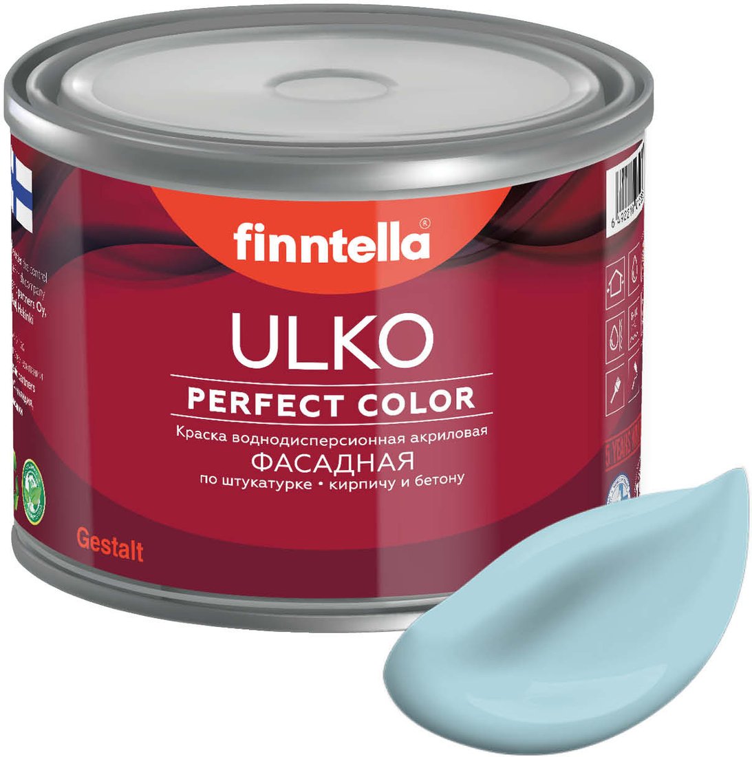 

Краска Finntella Ulko Taivaallinen F-05-1-9-FL017 9 л (голубой)