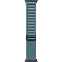 Умные часы Apple Watch Ultra 3 LTE 49 мм (титановый корпус, черный/голубой, текстильный ремешок размера S)