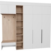 Стенка Рэйгрупп Рэй P245-B9-2-EBE В9-2 (дуб элисон/белый премиум)